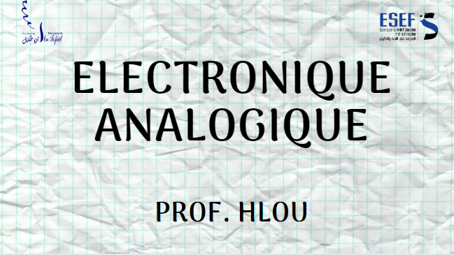 Electronique Analogique 